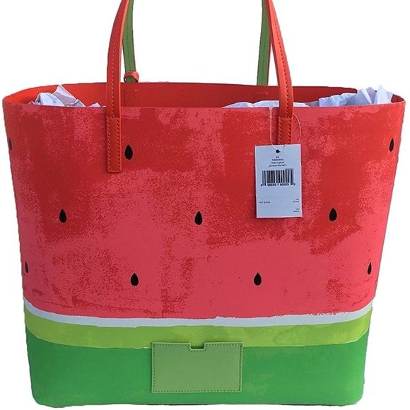 Kate Spade Make a Splash Len Watermelon Tote - Picture 2 of 7